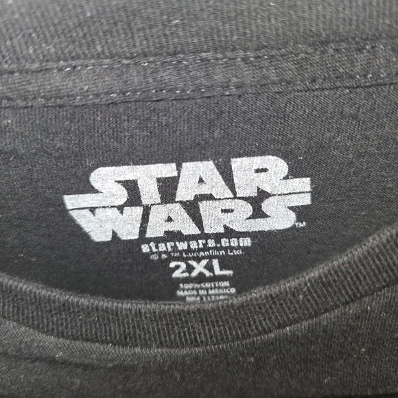 Star Wars Black and Red Graphic Tee - Picture 3 of 3